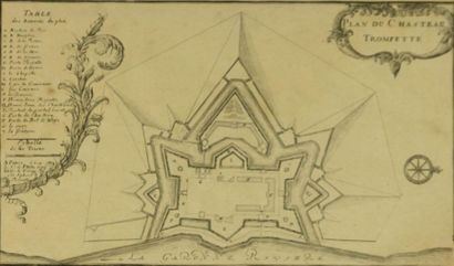 null Fer Nicolas de (1646-1723) (graveur et

géographe)

Plan du château Trompette

Pointe...
