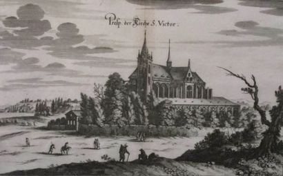 null MERIAN Matthäus (1593-1650) d’après

Église Saint Victor

Eau-forte

XVIIème...