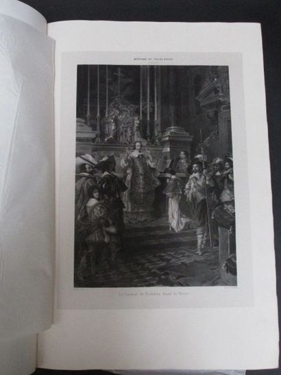 null Histoire lithographiée du Palais Royal, Paris, Motte éditeur, sd, illustrations...