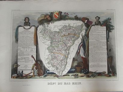 null Atlas Illustré d’après LEVASSEUR V.

Région du Nord Est n°66-67

Deux gravures...
