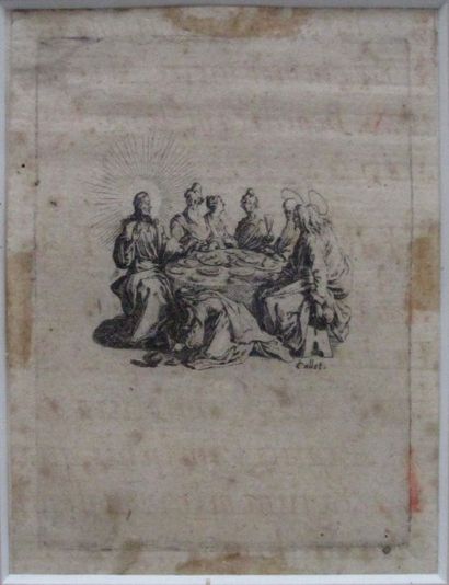 null Jacques CALLOT (1592-1635) 

Les quatre banquets

Quatre eau-forte rehaussée...