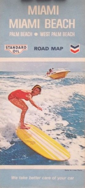 null SURF
Affiche publicitaire américaine "California huntington Beach" d'après une...