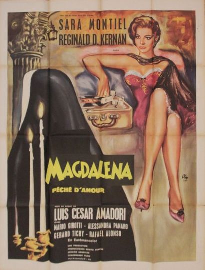 null OKLEY Pierre (affichiste)

Affiche du film "Magdalena Péché d'amour" (1961)...