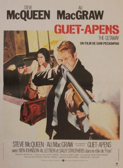 null Affiche du film "Guet-Apens" (1972) réalisé par Sam Peckinpah avec Steve McQueen...