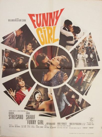 null Affiche de la comédie musicale "Funny girl" (1967) réalisée par William Wyler...