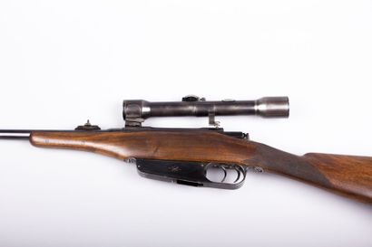 null Carabine de chasse - issue d’un

mousqueton CARCANO - Cal. 6,5 - avec lunette

K.KAHLES...