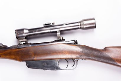 null Carabine de chasse - issue d’un

mousqueton CARCANO - Cal. 6,5 - avec lunette

K.KAHLES...