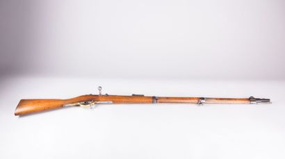 null Fusil réglementaire MAUSER - 1871

fabrication 1873 - Cal. 11mm - N°7381- (culasse

portant...