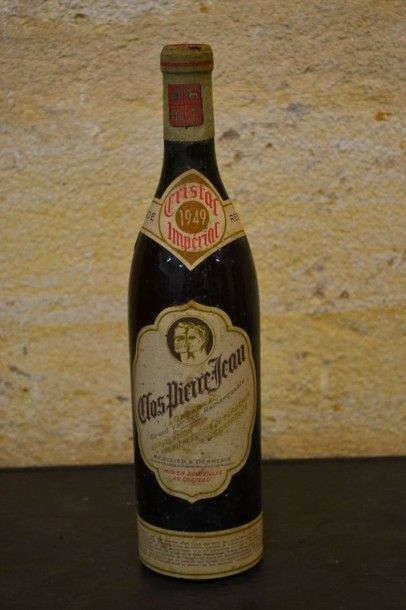 null 1 Blle : CLOS PIERRE JEAN 1ères Côtes de Bordeaux 1949

Vin blanc sec. "Grande...