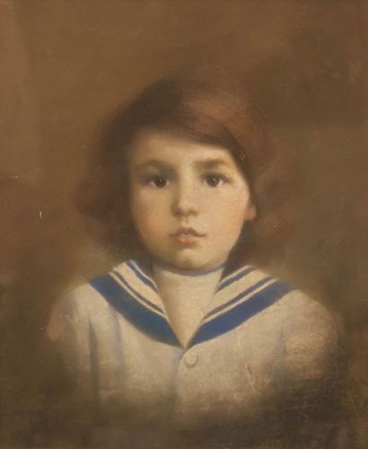 null École française du XXème siècle

Portrait d’enfant en tenue de marin

Pastel

(petite...