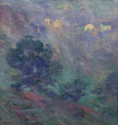 null SMITH Alfred (1854-1932)

Paysage dans la brume

Huile sur toile

Signée en...