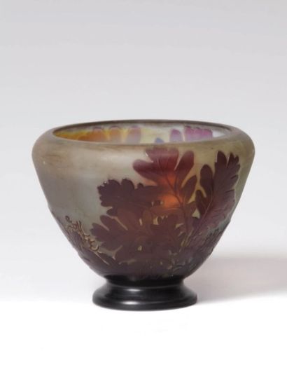 null GALLÉ Emile (1846-1904)

Vase de forme tronconique en verre

multicouche à décor...