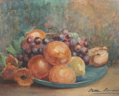 null STELLA-SAMSON Louise (1880-?)

Nature morte aux agrumes et grappes de raisins

Aquarelle...