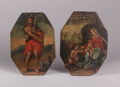null École italienne du XVIIIème siècle

La Vierge, l'Enfant Jésus et Saint Jean-Baptiste

Saint...
