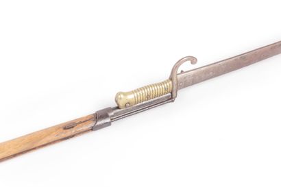 null Fusil Chassepot Mle 1866 (1869),

manufacture Impériale de St Etienne, N°34813

avec...
