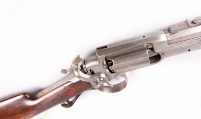 null Carabine type Colt fabriquée sous licence

en Angleterre - barillet à six coups...