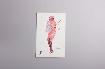 null Série de 10 CP en couleur illustrées par

Xavier SAGER collection Fantaisies...