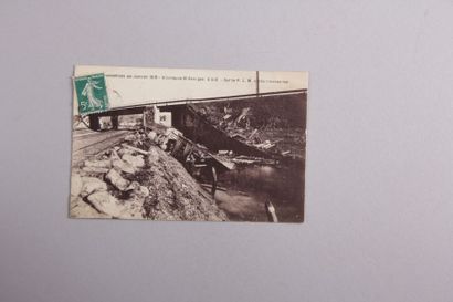 null Lot de 20 CP sur le thème des

inondations de 1910 à Paris

(bon état général,...
