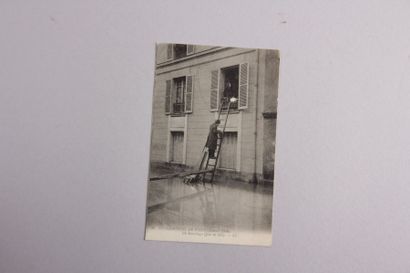 null Lot de 20 CP sur le thème des

inondations de 1910 à Paris

(bon état génér...