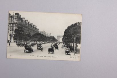 null Lot de 9 CP de l'Avenue des

Champs Elysées à Paris

(bon état général, quelques...