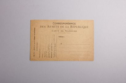 null Lot de 16 CP Correspondance des Armées

de la République en franchise - carré...