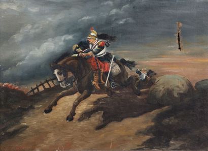 null BAUDIN C. (XIXème - XXème siècle)

Sauvetage à cheval

Huile sur toile

Signée...