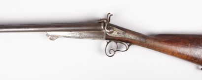 null Fusil de chasse percussion à broche -

canons juxtaposés de 76 cm - Cal. 12

ouverture...