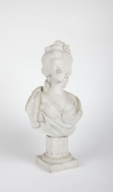 null LECOMTE

Buste en biscuit représentant Marie Antoinette portant un médaillon

Signé...
