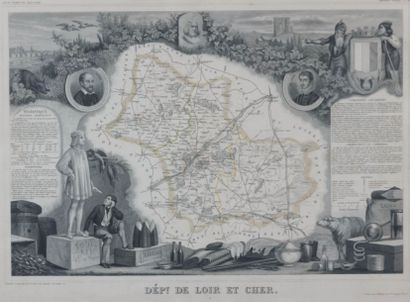 null Atlas Illustré d’après LEVASSEUR V.

Région Ouest : Loir et Cher n°43 et Loiret...