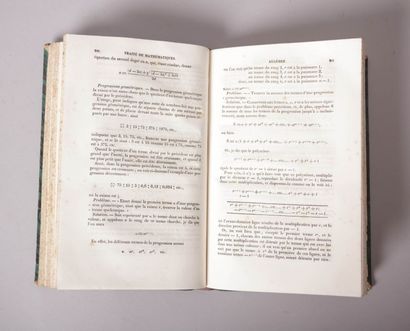 null PINAULT Abbé - Traité élémentaire de mathématiques - Paris Gaume frères 1841...