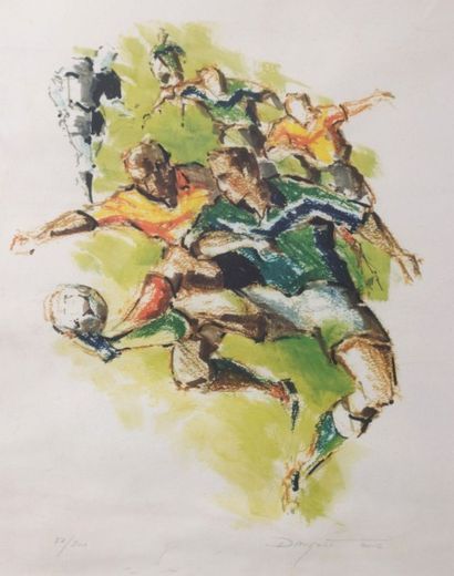 null DAUGUET (XXème siècle)

Les joueurs de foot

Lithographie en couleurs

Signée...