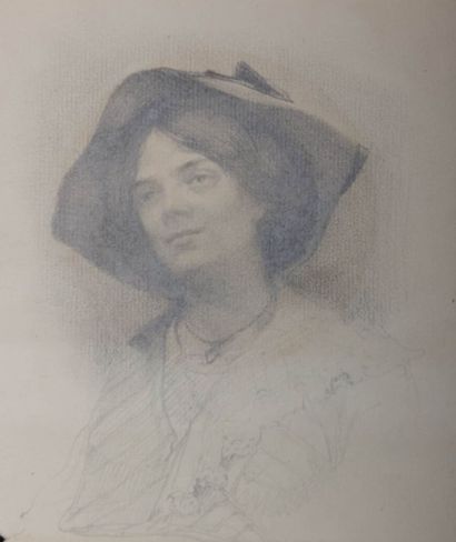 null LAGRANGE André (1889-1958) attribué à

Portrait de femme

Crayon sur papier

(papier...