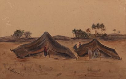 null MONGRENIER M. (XXème siècle)

Scènes orientalistes

Deux aquarelles sur papier

Signées

(déchirure...