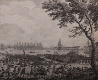 null VERNET Joseph (d'après) 

Le Port Neuf ou l’Arsenal de Toulon, vue du Parc d’Artillerie

Gravure...