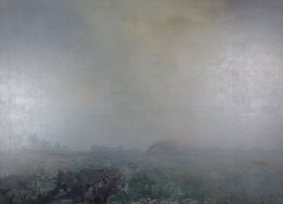 null RIVIERE Denis (né à Honfleur en 1945)

Paysage sous la brume

Huile sur toile

Signée...