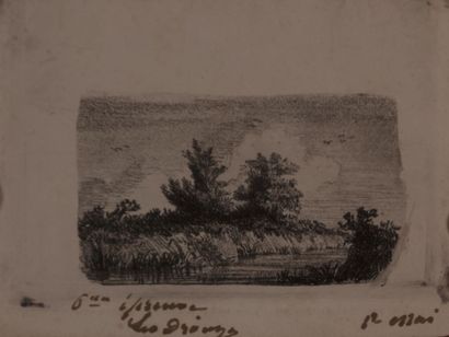 null DROUYN François-Joseph-Léo (1816-1896)

Paysage lacustre

Gravure en noir

Signé...