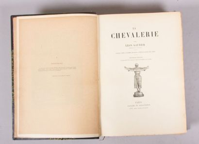 null GAUTIER Léon. La Chevalerie. Nouvelle Edition, Paris, Sanard et Derangeon, s....