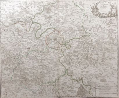 null ROBERT de VAUGONDY Gilles (1688-1766) géographe

Environ de Paris, avec privilège...