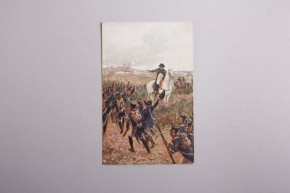 null Lot de 21 CP en couleurs illustrant

l'Armée, les guerres Napoléoniennes et...