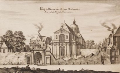 null MERIAN Matthäus (1593-1650) d'après

Profil de l'Eglise des Carmes Deschaussés

Eau-forte

XVIIème...