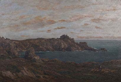 null VERGEZ Eugène (1846-?)

Vue de falaise animée

Huile sur toile

Signée en bas...