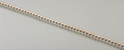 null Collier en perles d'argent dit collier marseillais

Poids brut : 16.7 g

Arrêt...