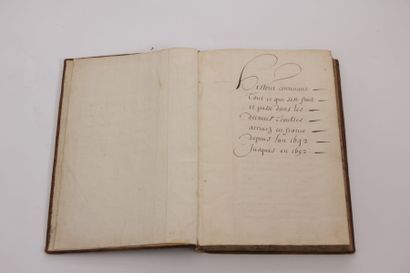 null MANUSCRIT - Histoire des troubles depuis 1640 jusqu'en 1652. Manuscrit 220 pages...