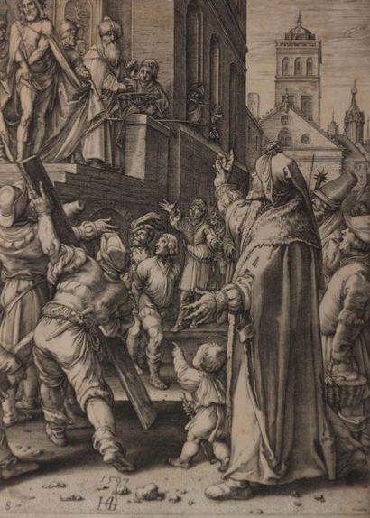 null GOLTZIUS Hendrick (1558-1617) d'après

Le départ du chemin de croix

Gravure...