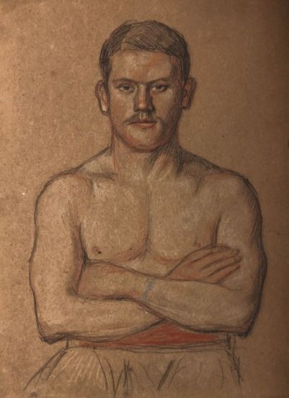 null KARBOWSKY Adrien (1855 - 1945) dans le goût de 

Portrait d'homme

Crayon, sanguine...