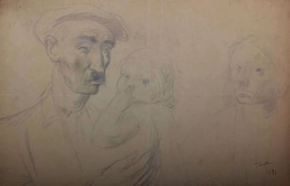 null TONDU André-Albert (1903-1980)

Etude d'homme, femme et enfant

Crayon sur papier

Signé...