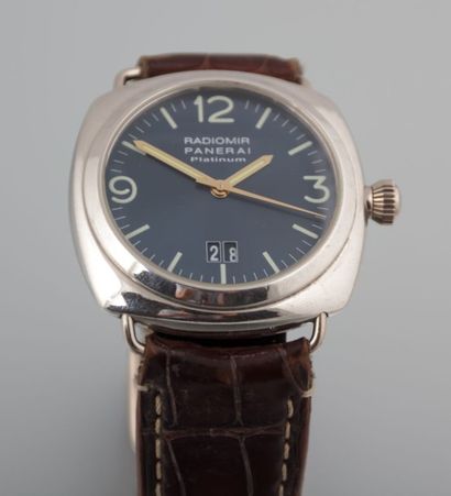 null PANERAI (Radiomir/Special Edition Platinium/Blue Réf. PAM65) N° OP6542BB1007176,...