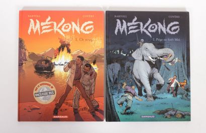 null Deux bandes dessinées - Mékong (Tome 1 & 2) Or Rouge et Piège en forêt Moï....