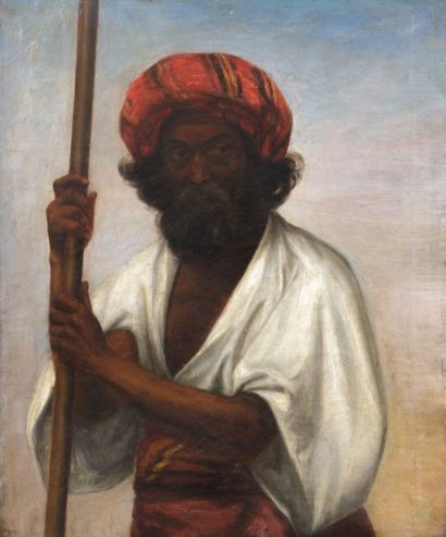 null École orientaliste du XIXème siècle

Portrait d'homme au turban

Huile sur toile

Porte...