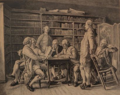 null MESSONNIER Ernest (dessinateur), Monzies (graveur)

La lecture chez Diderot

Lithographie

24,3...